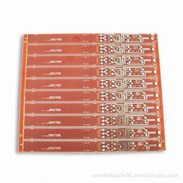 2-layer Polyamide PCB Board, 1.6mm Board Thickness, with UL SGS, RoHS Marks